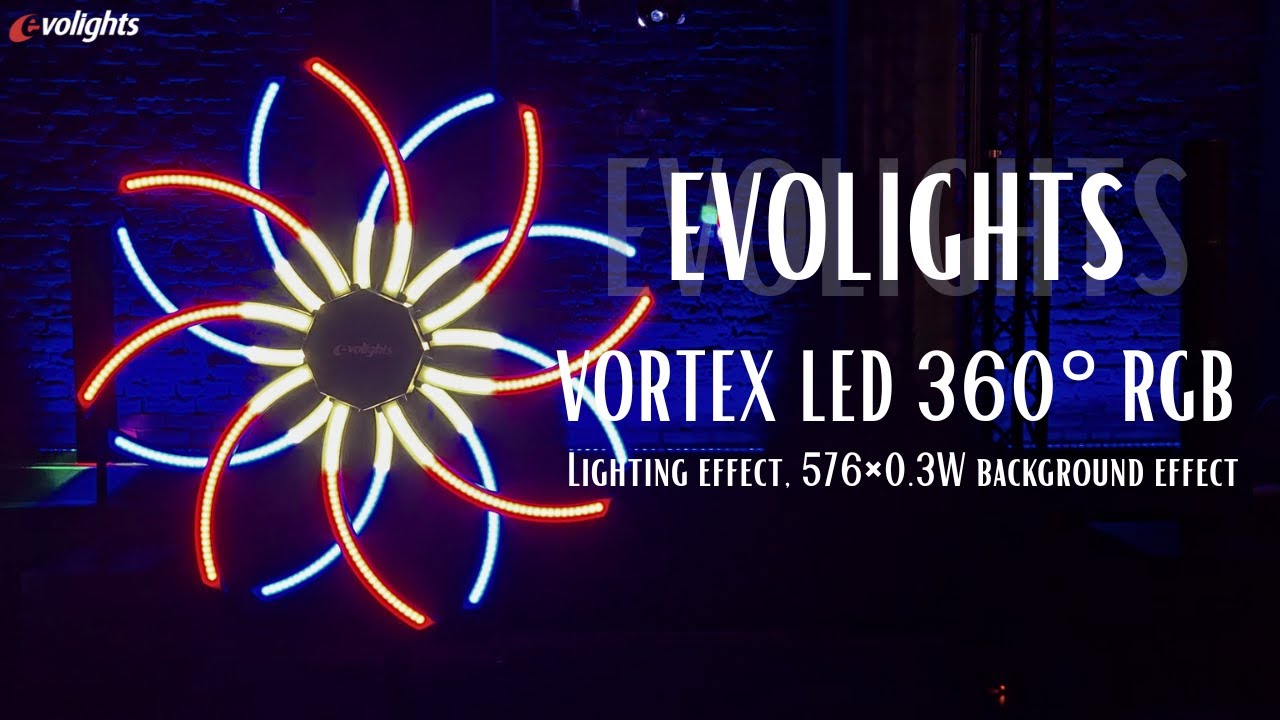 EVOLIGHTS VORTEX RGB - efekt oświetleniowy LED