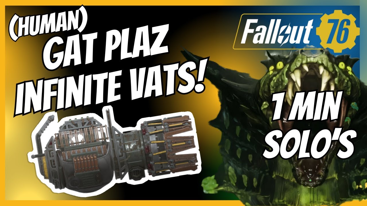 Руководство по сборке бесконечных VATS Gatling Plasma (для людей) | Fallout 76