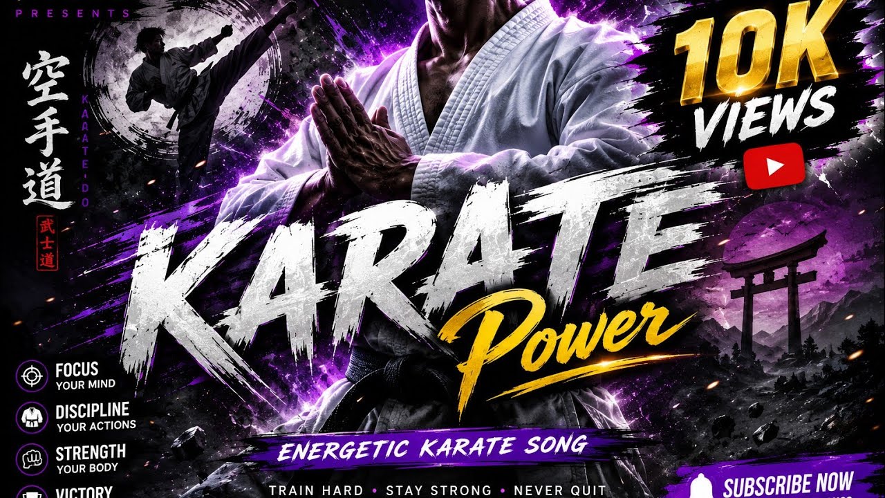 ENERGETIC KARATE SONG HINDI | KARATE MUSIC|KARATE ANTHEM