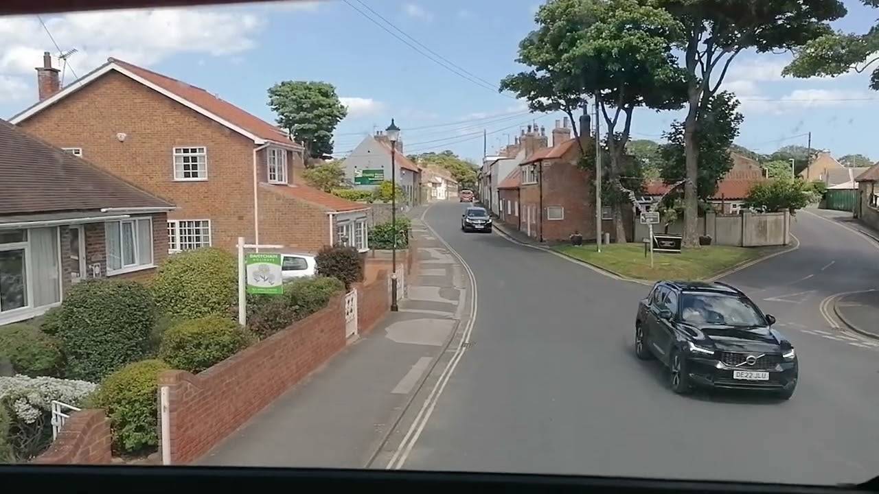 Bridlington Bus Station to Flamborough North Landing. Yorkshire Coast.