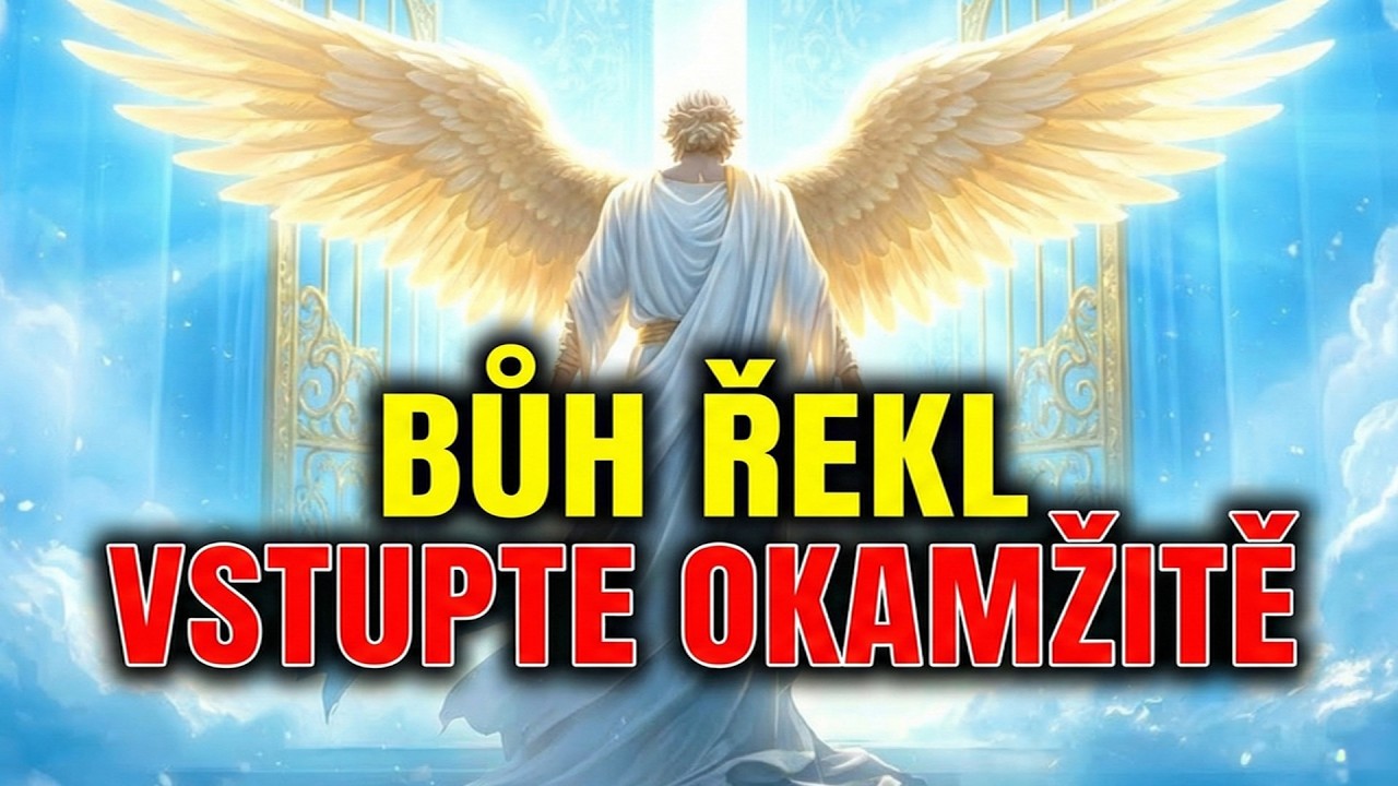 Vyvolený, Měl Jsi Pravdu, Bůh to Právě Přiznal a Udělal Obrovské Rozhodnutí!