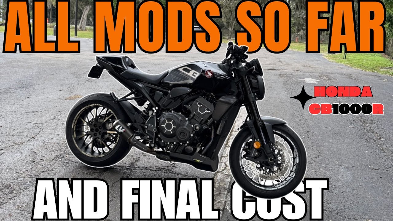 Все модификации моего мотоцикла HONDA CB1000R (полная история доработок и вся стоимость)