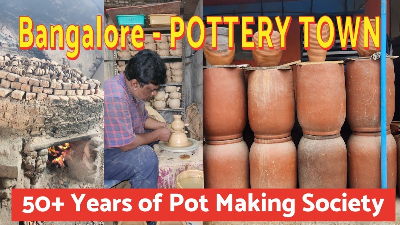 Pottery Town - Bangalore | Famous Pot Making & Clay Art Society #pottery #bangalore #bengaluru