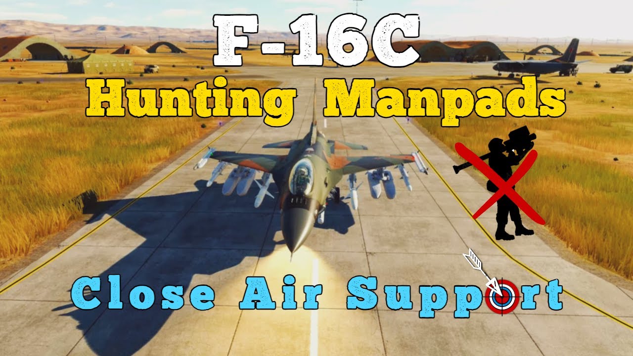 DCS F-16C | Sweeping The Ground of Disgusting Manpads  ( ˘ ͜ʖ ˘)