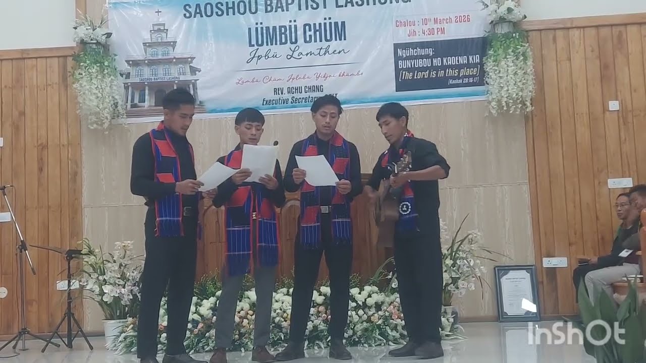 Special Song 🎵. During Saoshou Baptist Church dedication .Sangkap sangle .Hkg Vill and others 
