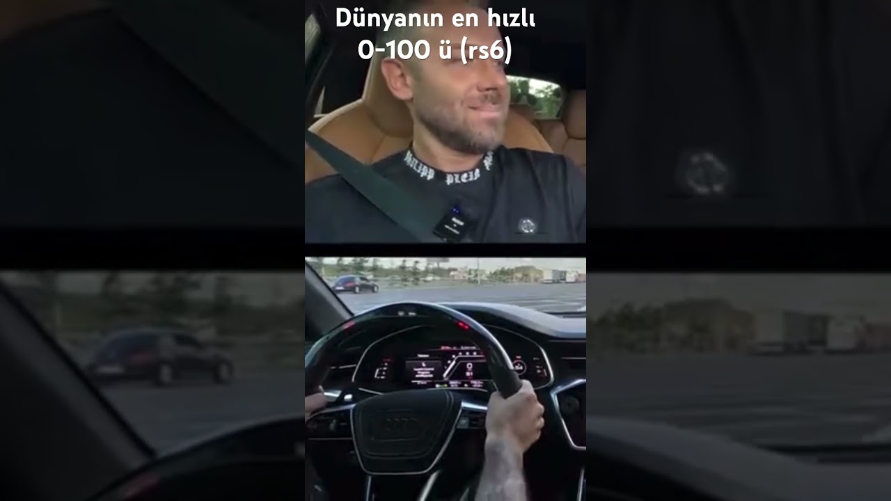 D&uuml;nyanın en hızlı 0-100 &uuml;( Audi rs6)