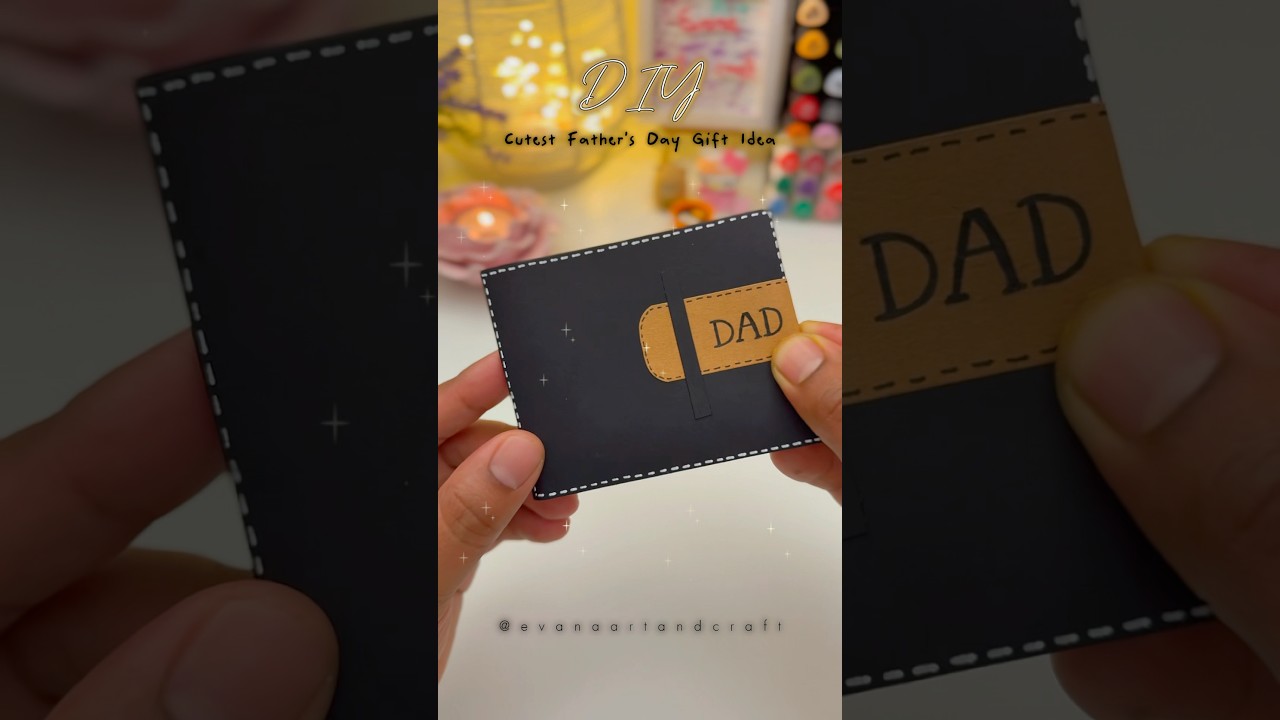 DIY Father&rsquo;s Day Wallet Gift Card Idea | Cute Gift Idea | Paper Craft