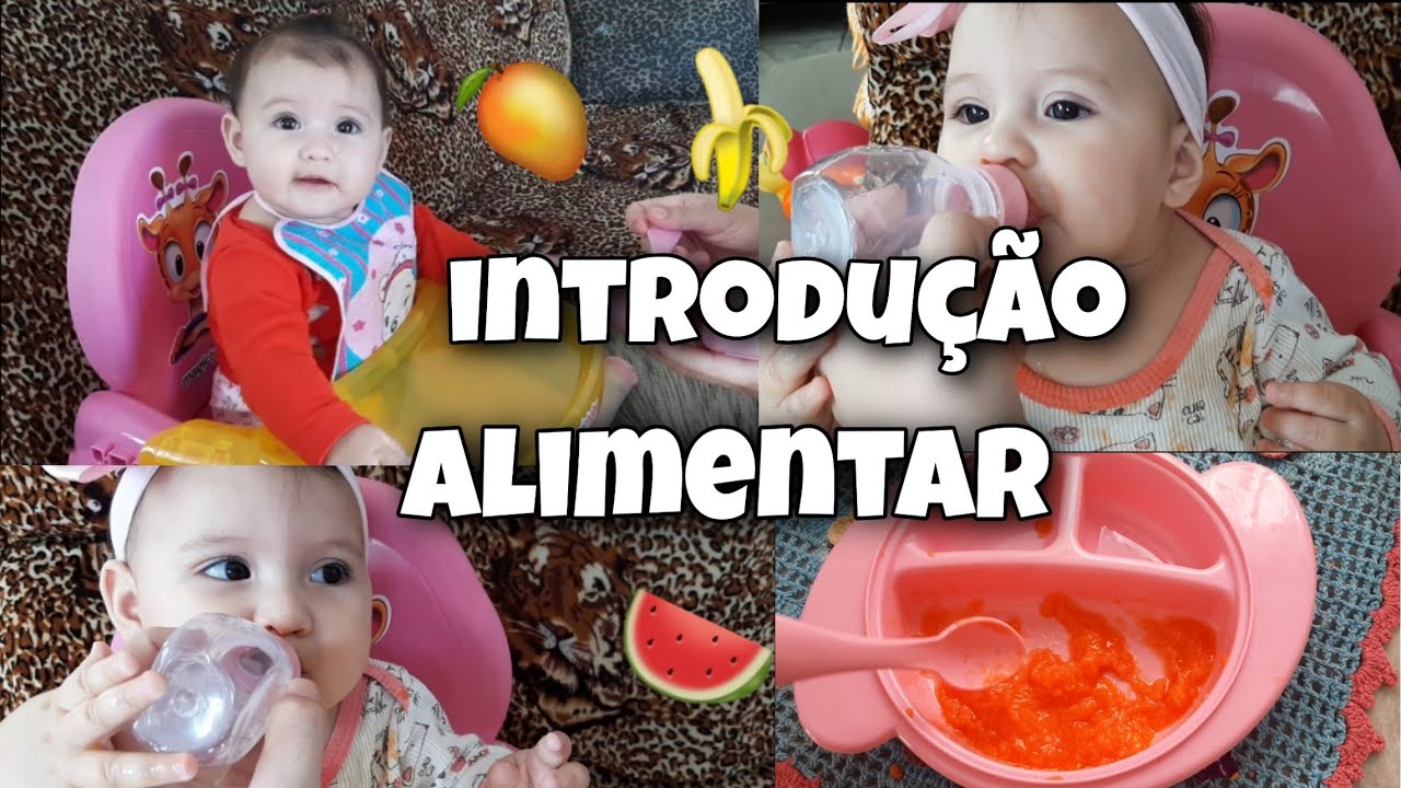 INTRODUÇÃO ALIMENTAR DA BEBÊ COM 5 MESES
