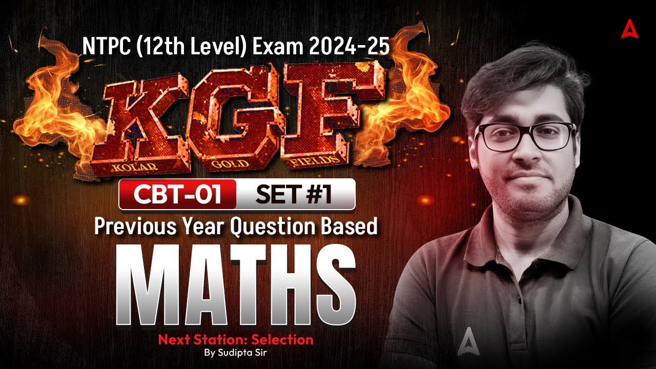 RRB NTPC Undergraduate Maths Classes 2025 Bengali | Math PYQ For NTPC Undergraduate | Set 1