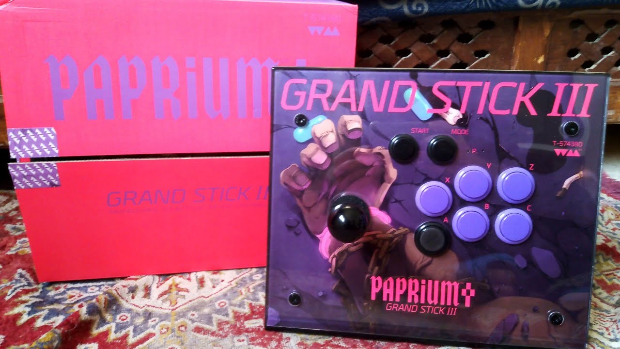 🕹 Hardware 🕹 Grand Stick III (Paprium) - Sega Megadrive