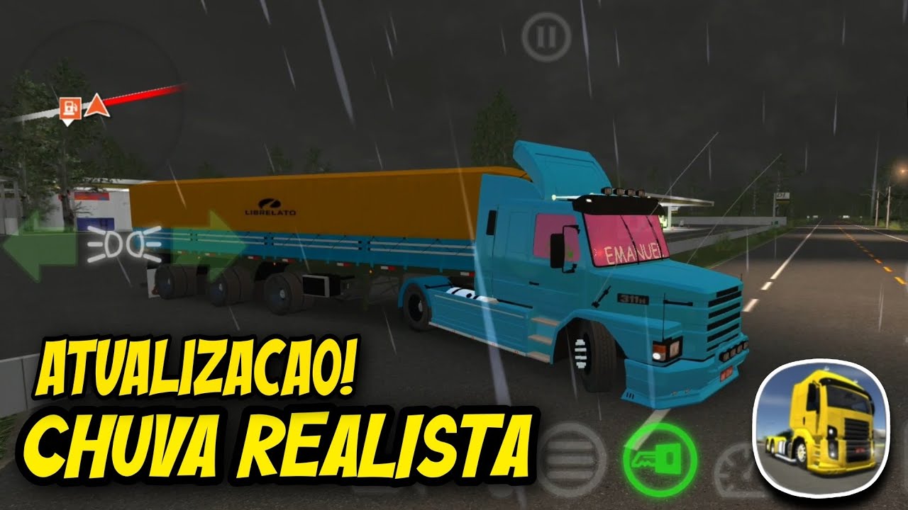 The Road Driver..PRIMEIRA VIAGEM COM A 113H DO MEU FILHO COM TEMPESTADE REALISTA●NOVA ATUALIZAÇÃO●