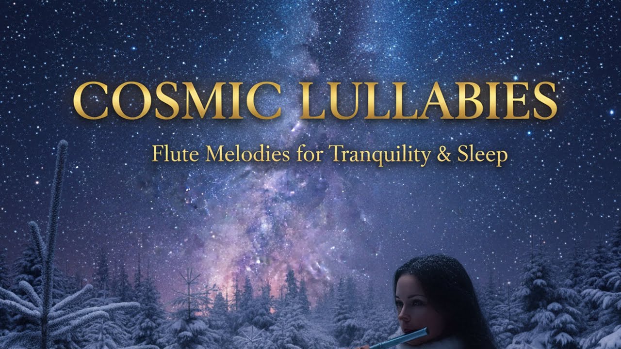 Relaxing Flute & River Sounds for Deep Sleep | Peaceful Forest Waterfall Ambiance | Auralina