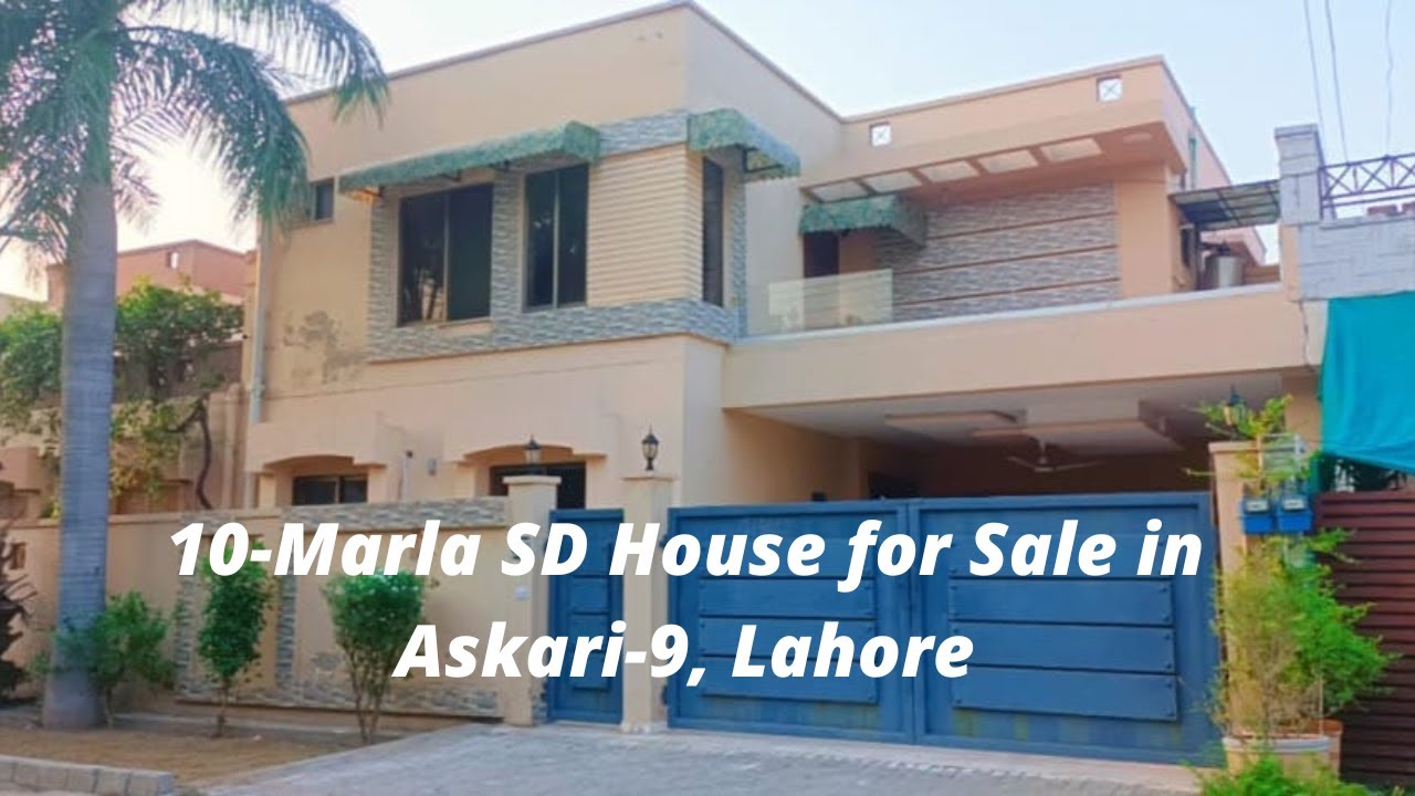 10 Marla House is Available for Sale in Askari-9, Lahore Cantt