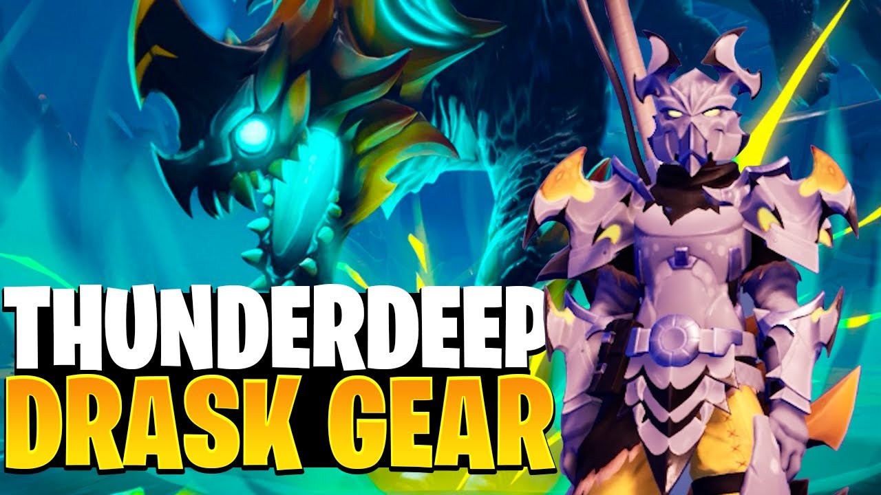 Thunderdeep Drask Weapons/Armor Overview & Gameplay  - Dauntless Patch