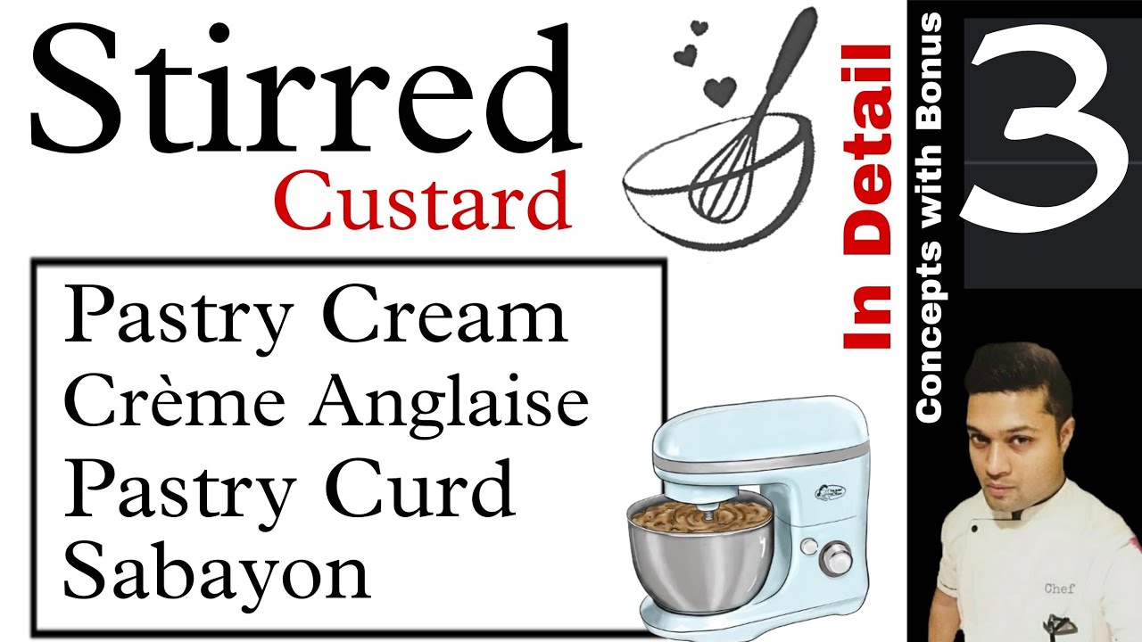 All About Stirred Custard | Pastry Cream & Sauce In Detail | Baking Tutorial | Concepts with Bonus