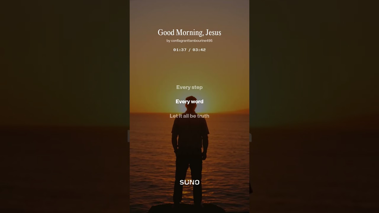 Good Morning, Jesus
