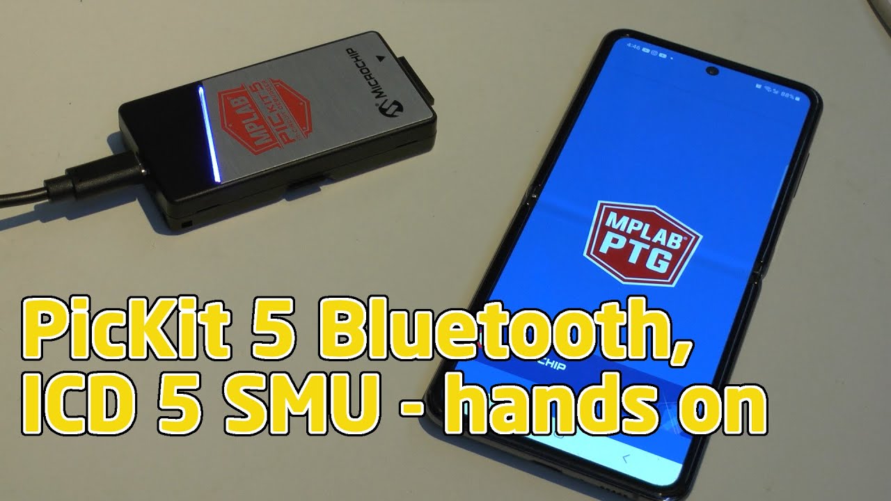 MicroChip ICD5 / PicKit 5 - making sense of Bluetooth and the power monitor functionality