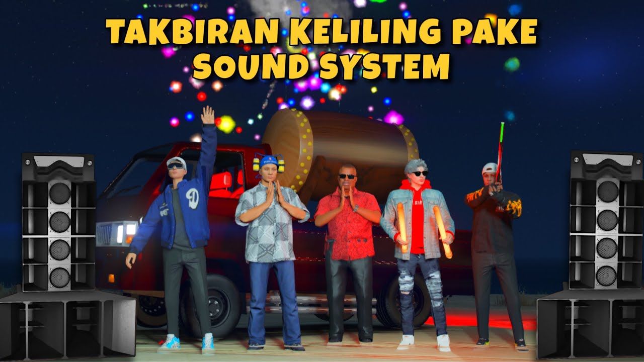 BAMBANG MAIN PETASAN DI MALAM TAKBIRAN BARENG KAWAN KAWAN KOCAK DI GTA 5 INDONESIA