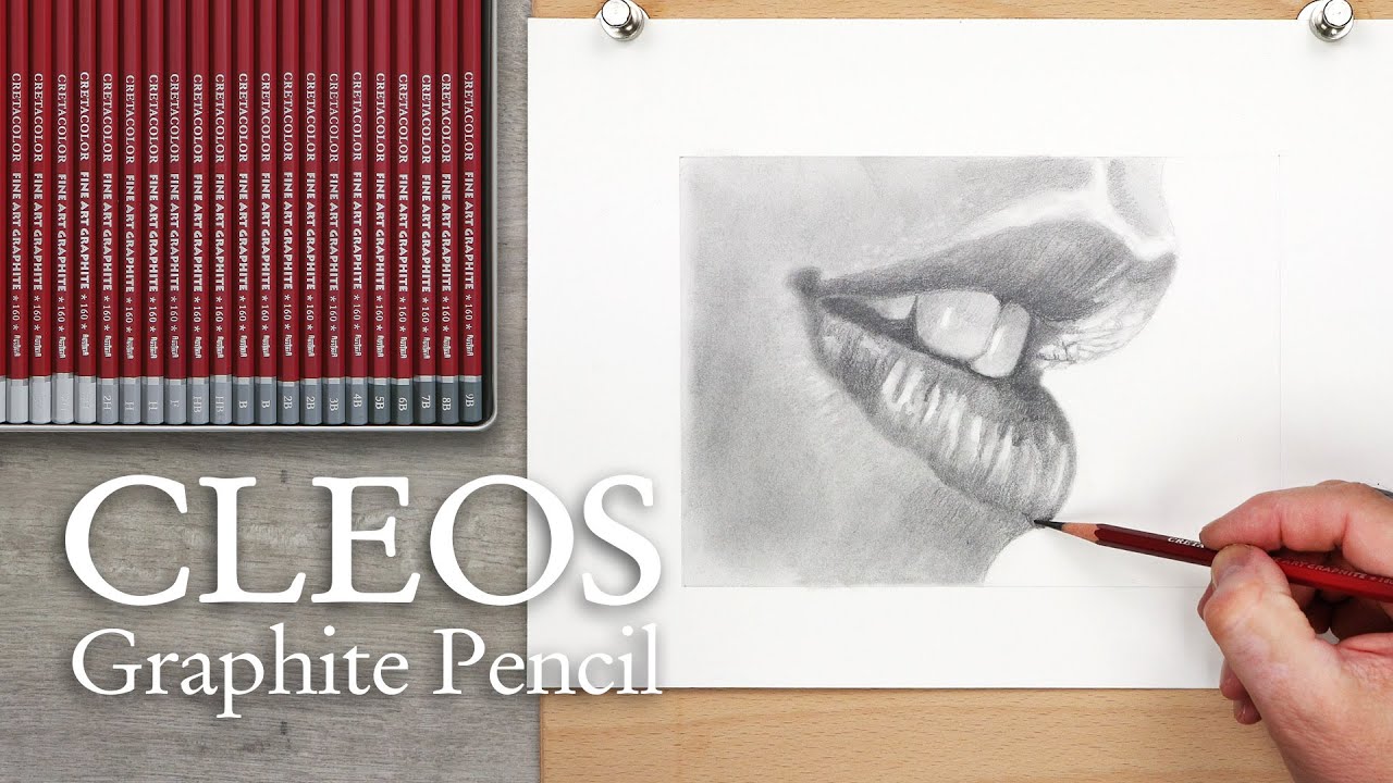CRETACOLOR | CLEOS | Fine Art Graphite Pencils | Speed Drawing