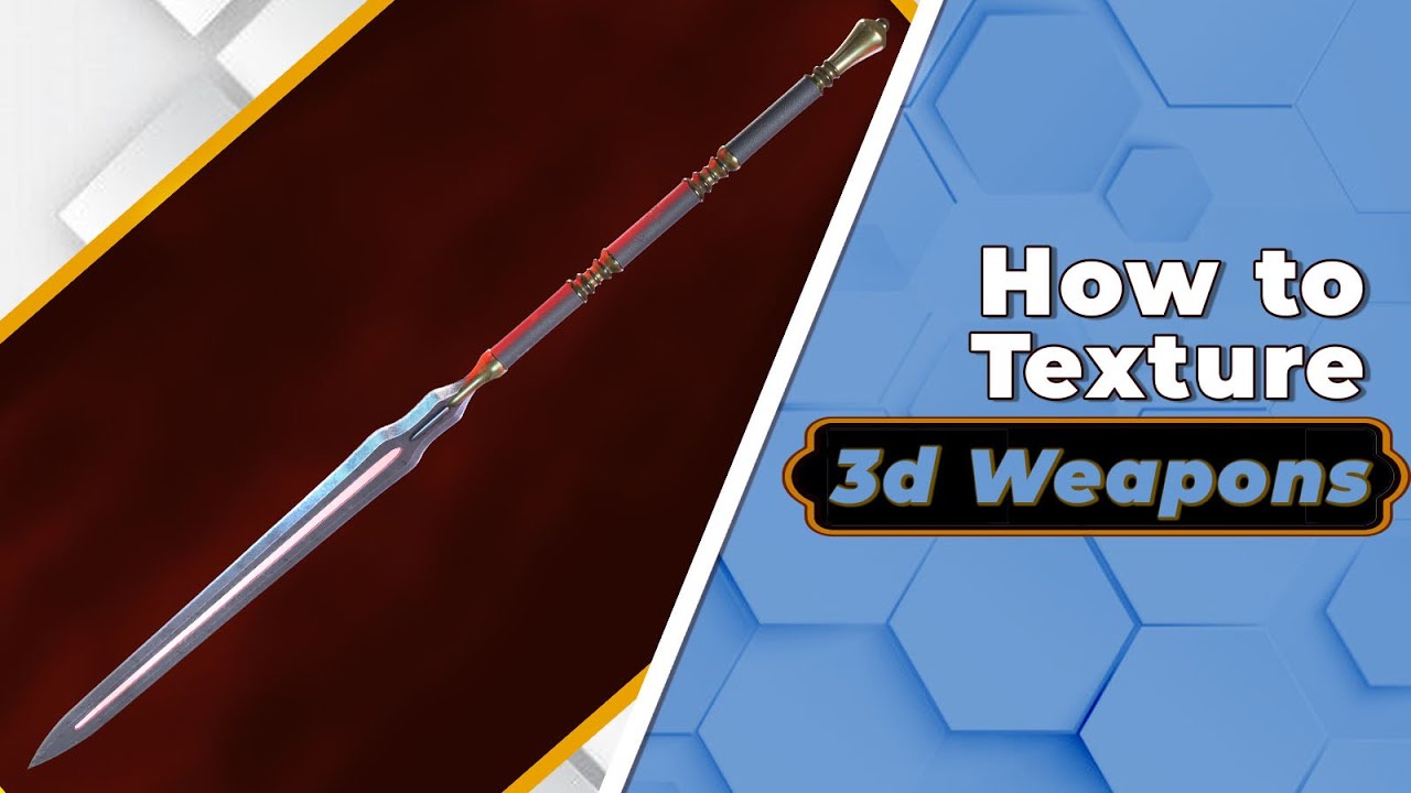 Texture a Sword in Substance Painter | Easy 3D Weapon Tutorial