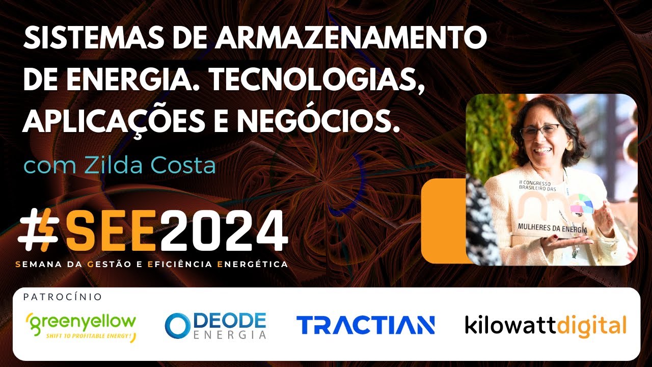 Sistemas de Armazenamento de Energia. Tecnologias, Aplicações e Negócios. Com Zilda Costa