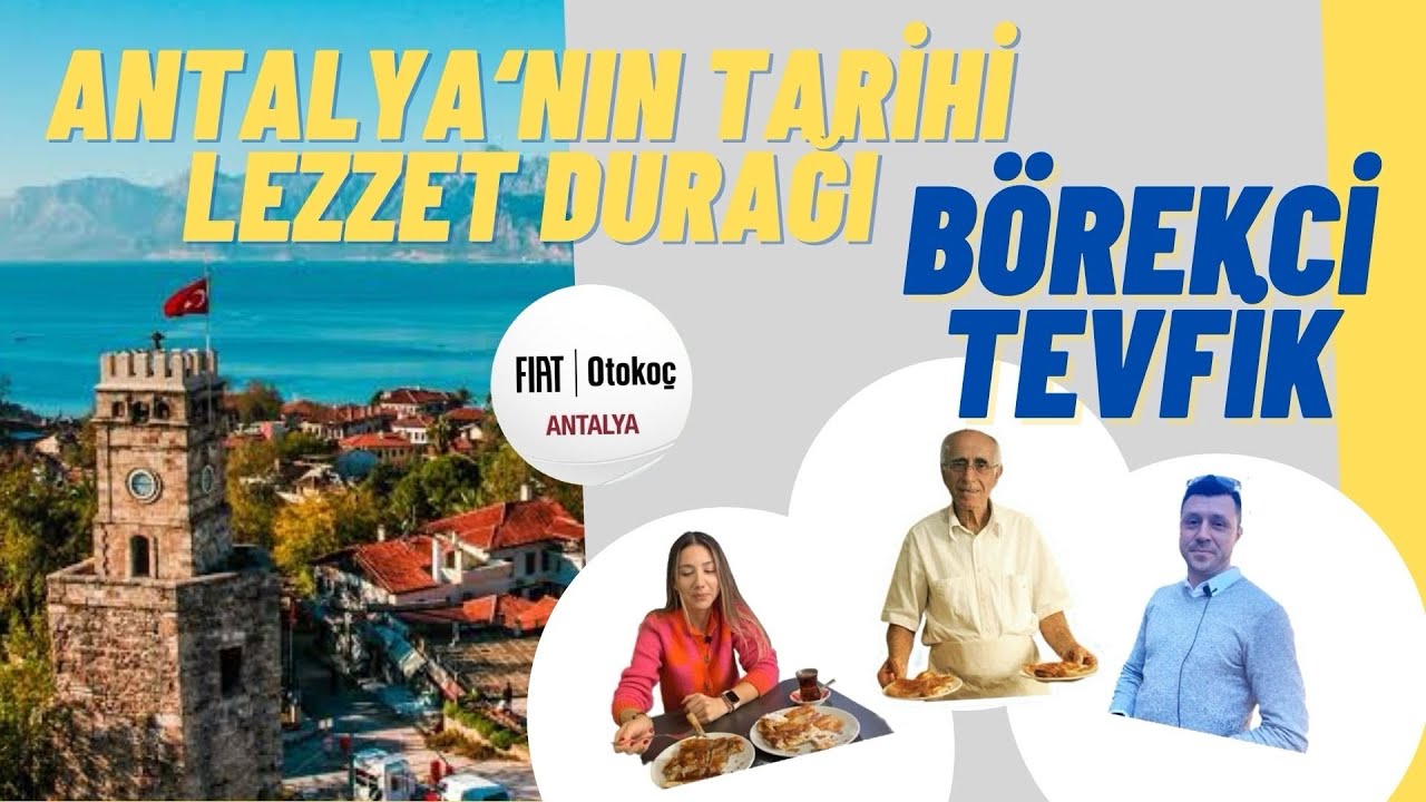 Vlog çekimimize kısa bir test sürüşüyle beraber Antalya’nın Meşhur Ustası Börekçi Tevfik’e Geldik🌹