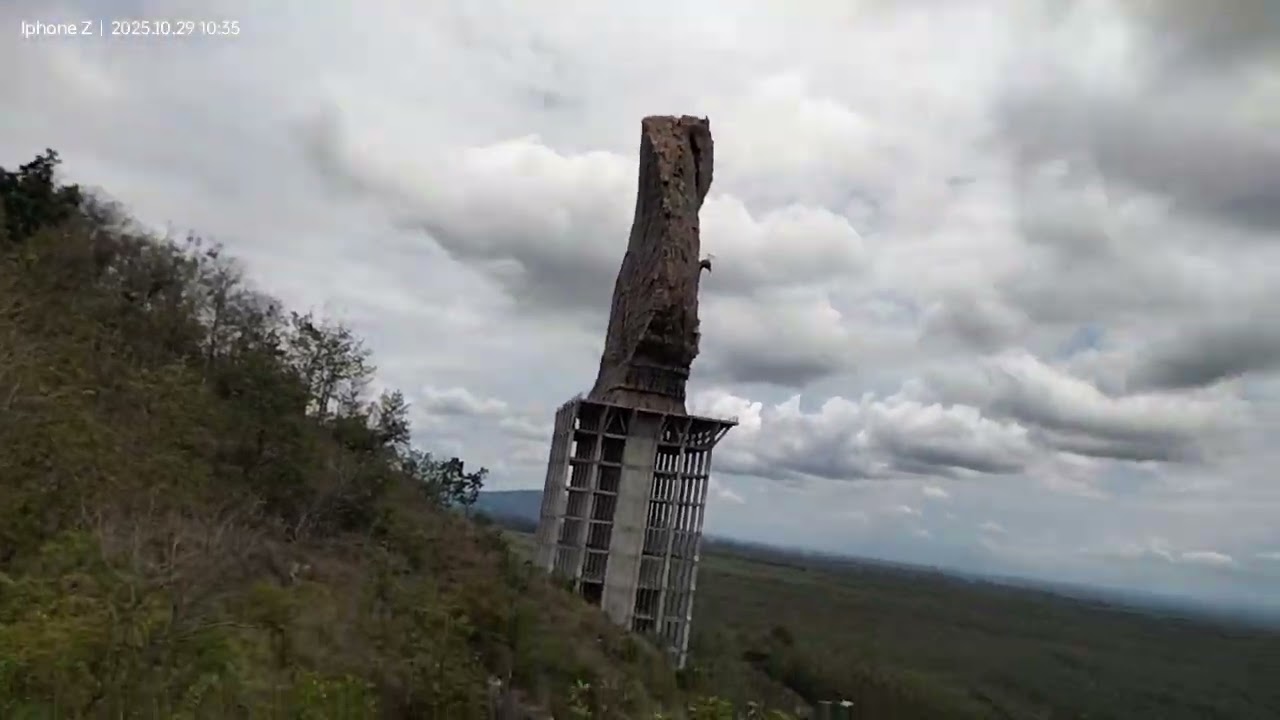 Bukit dibelakang monumen REOG Ponorogo 