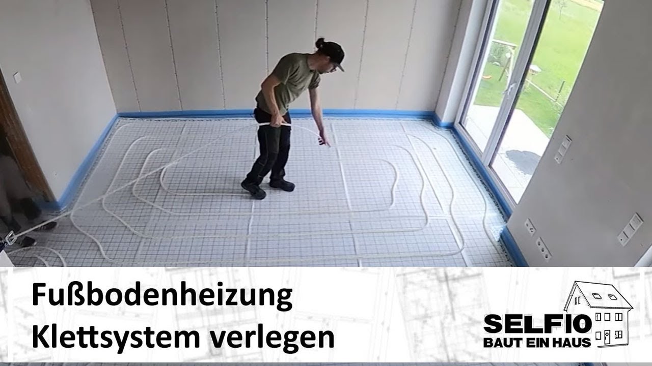 #18 Fußbodenheizung Klettsystem verlegen – Schalte den Verlege-Turbo an – Selfio baut ein Haus 🏠