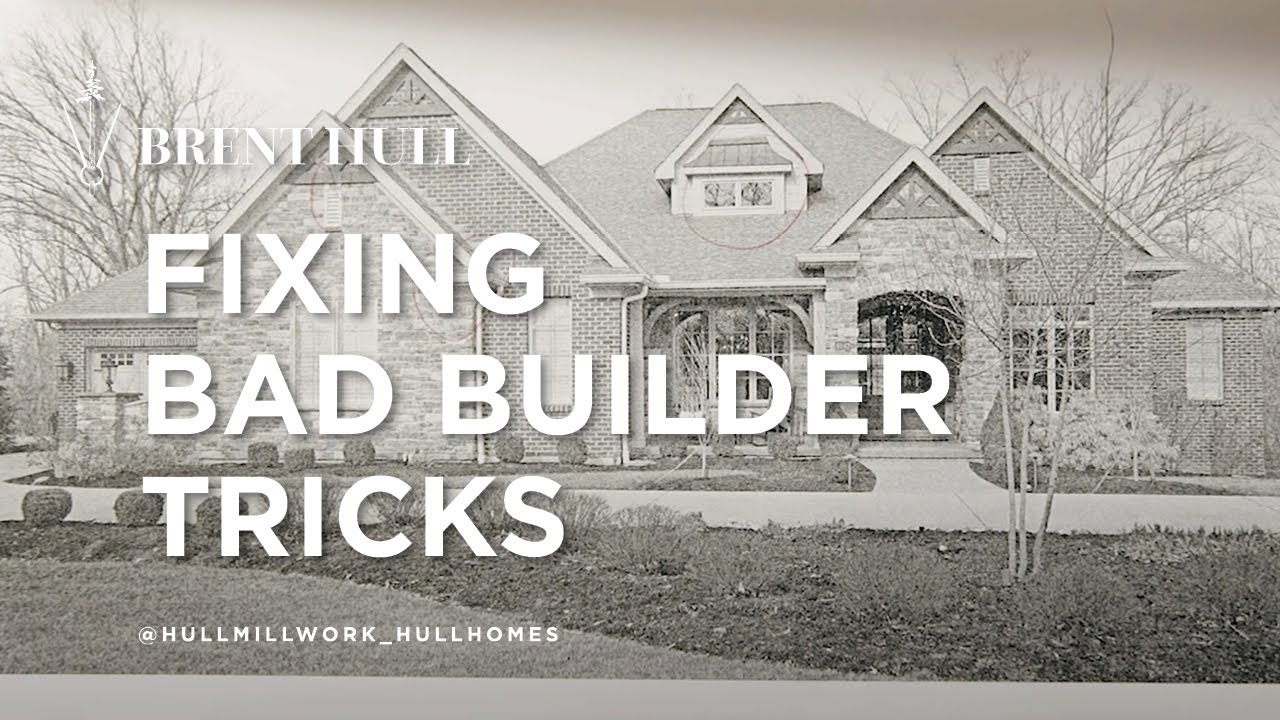 Fixing Bad Builder Tricks—Giving a House a Better Story