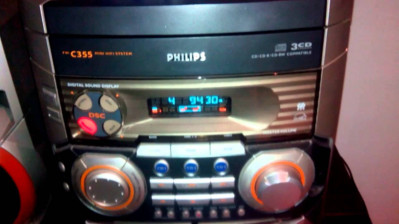 Chaine HiFi Philips Fw c355+lecteur cd TECHNICS SL-P202A