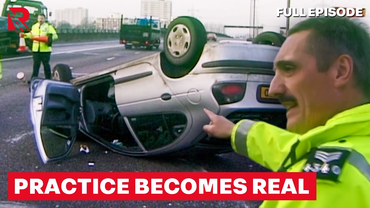 Внезапная автомобильная авария прервала учения полиции | Автомагистраль | Полный выпуск
