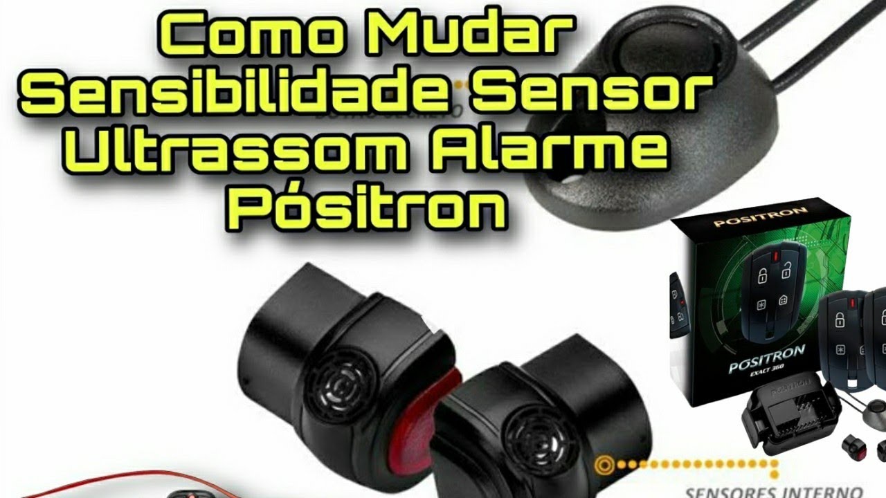 COMO MUDAR SENSIBILIDADE DO SENSOR ULTRASSOM DO ALARME PÓSITRON MUITO FÁCIL DE FAZER