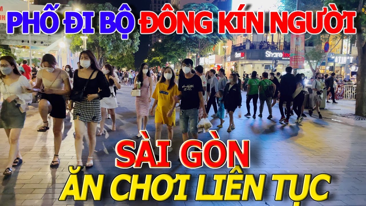 Kéo xuống đường QUẬN 1 VUI CHƠI NÁO NHIỆT - PHỐ ĐI BỘ NGUYỄN HUỆ kỉ niệm 46 năm SÀI GÒN - GIA ĐỊNH