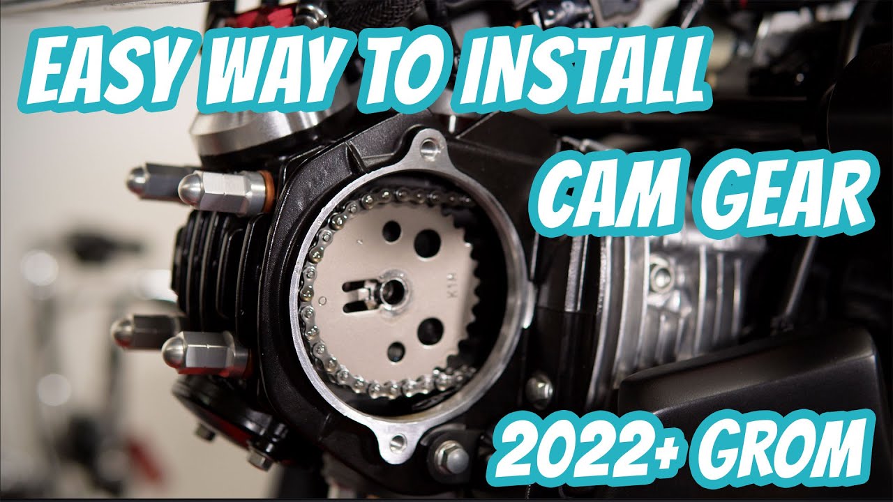 Easy Way to Install Cam Gear & Chain on the 2022+ Honda Grom and Monkey!