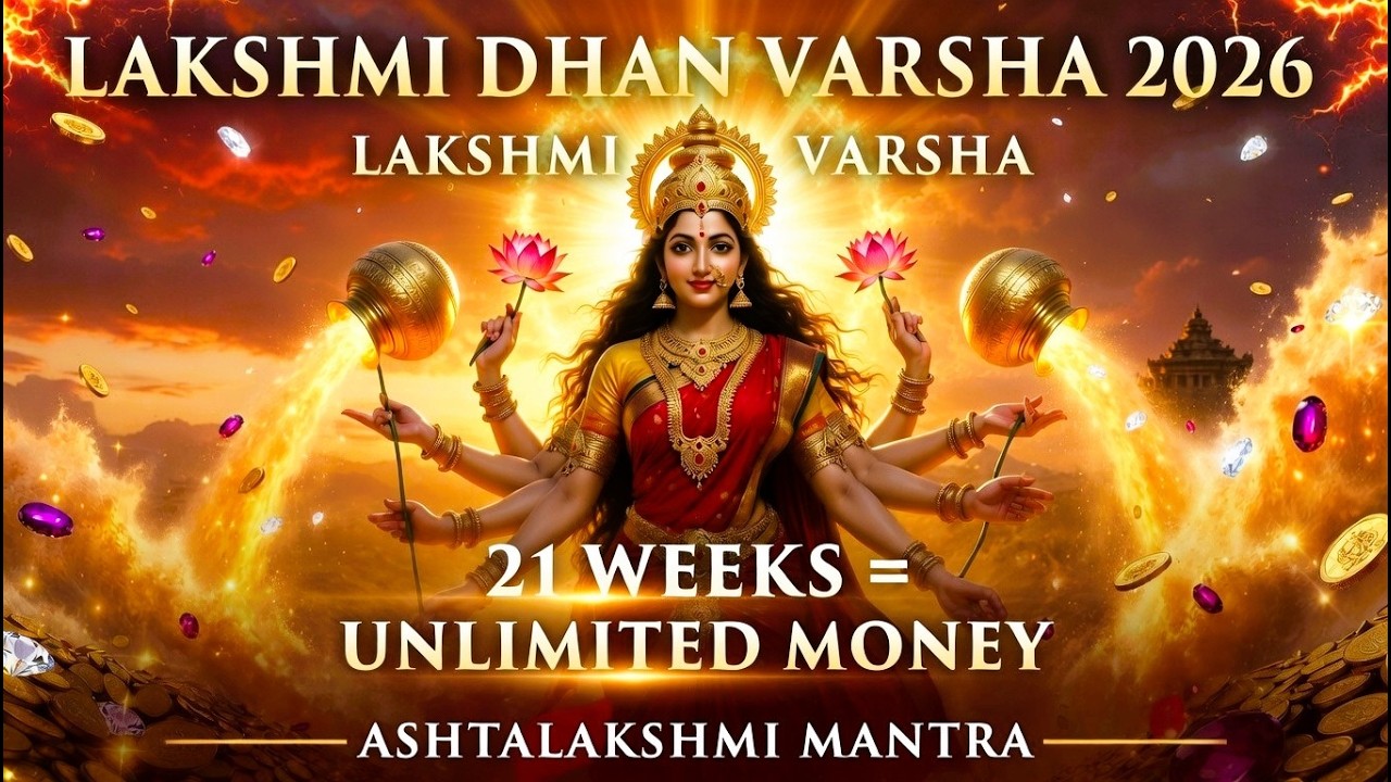 Friday Lakshmi Ritual 2026 💰 | Ashtalakshmi Mantra for Wealth & Prosperity | 21 Week Sadhana