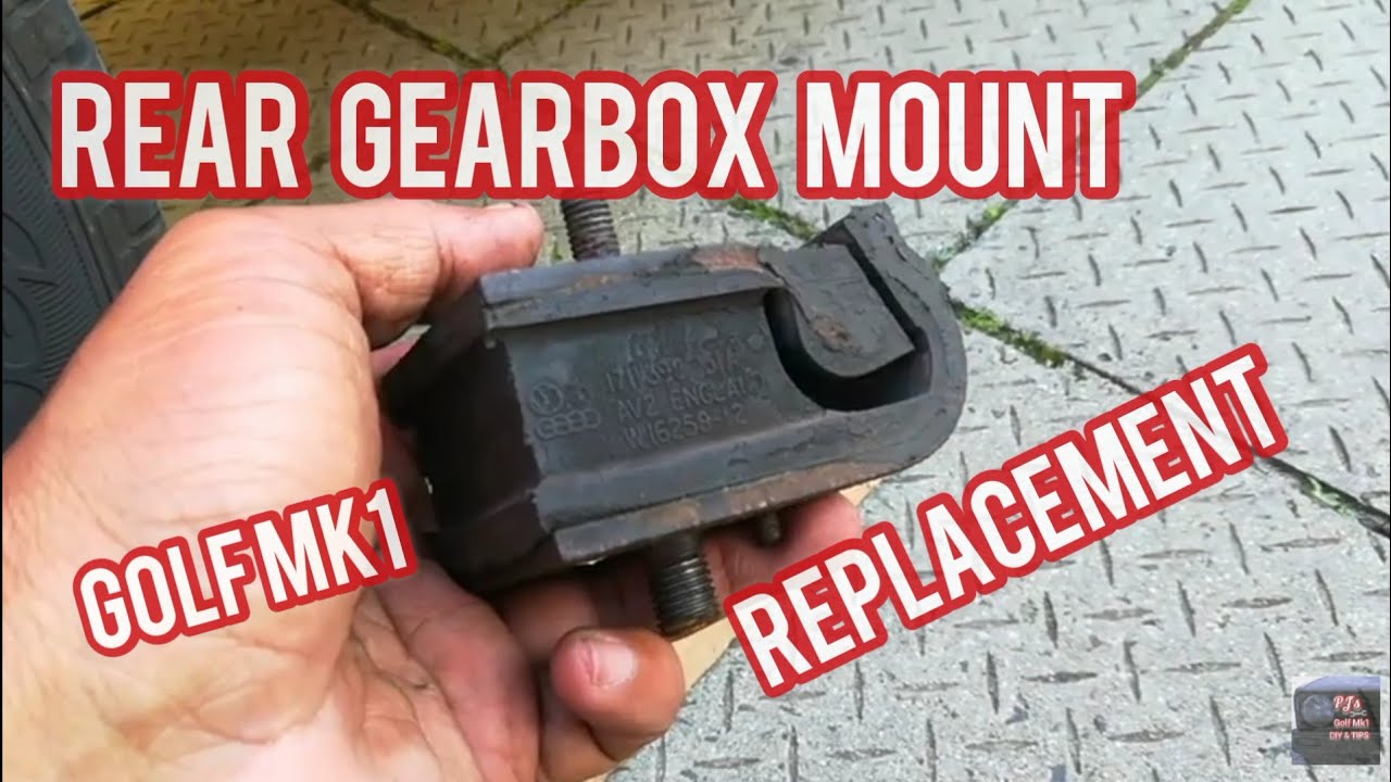 GOLF MK1.HOW TO REPLACE REAR GEARBOX MOUNTING.#vwgolf #golfmk1 #vwfox #golfmk2 #vwcaddy #