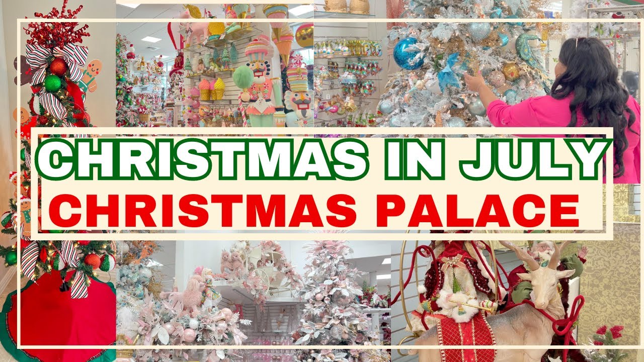 BIGGEST CHRISTMAS STORE IN FLORIDA | CHRISTMAS DECOR 2024 | CHRISTMAS PALACE | ALICIA B LIFESTYLE