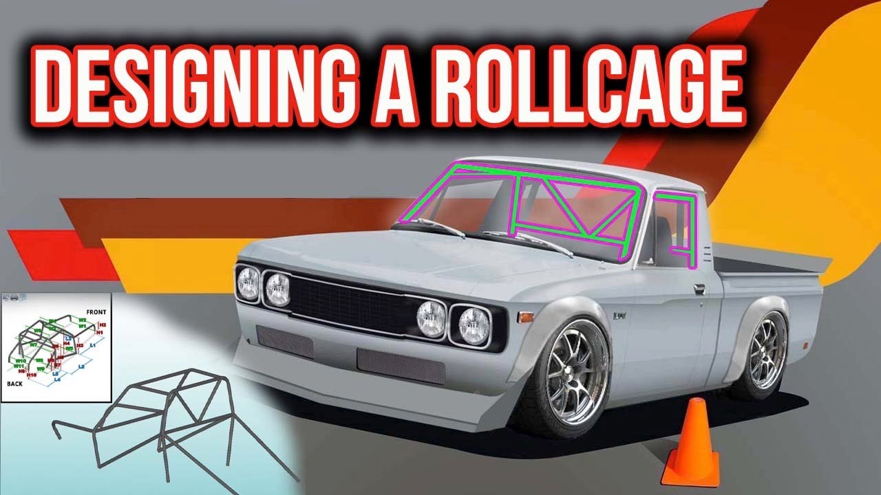 Designing a Roll cage for my Time Attack Chevy LUV Using Bend tech!