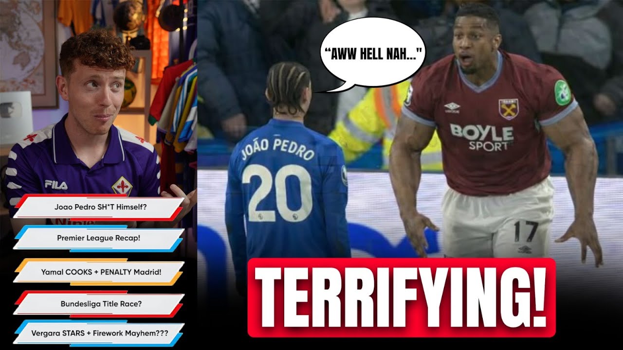 Bro was TERRIFIED…LMAO