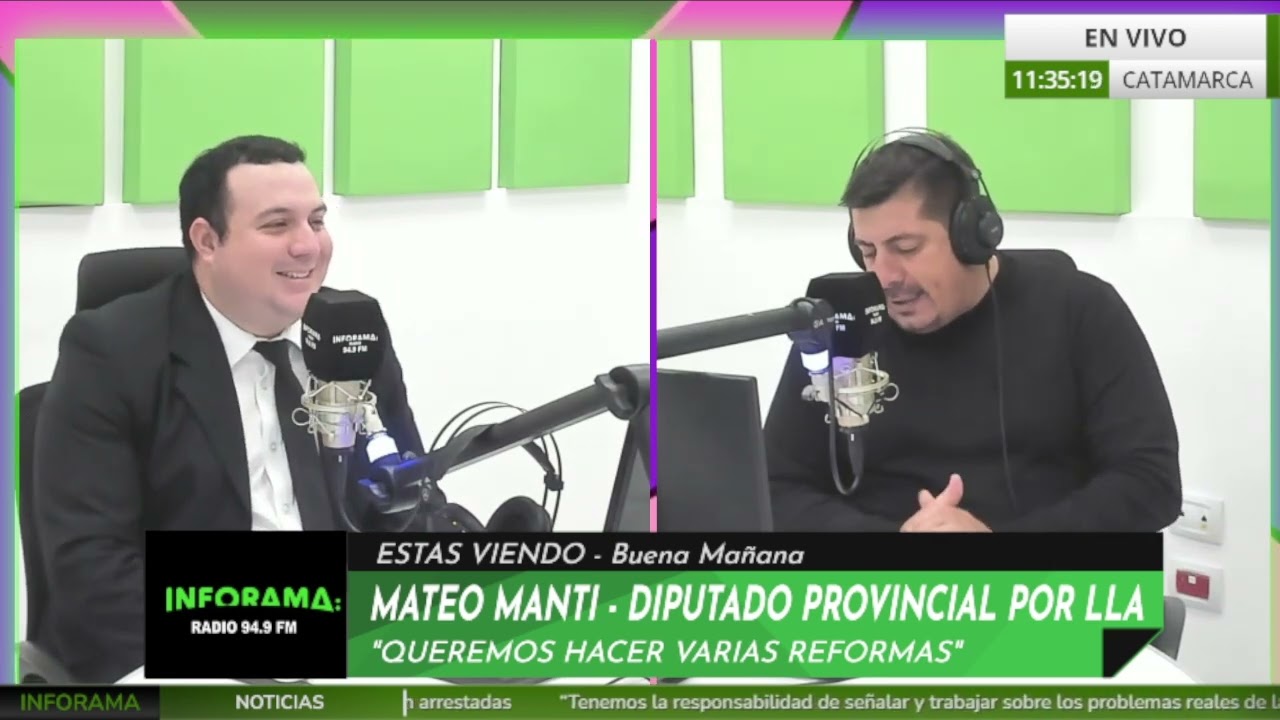 🎥 MATEO MANTI – DEFINICIONES POLÍTICAS DESDE LA LIBERTAD AVANZA | BUENA MAÑANA