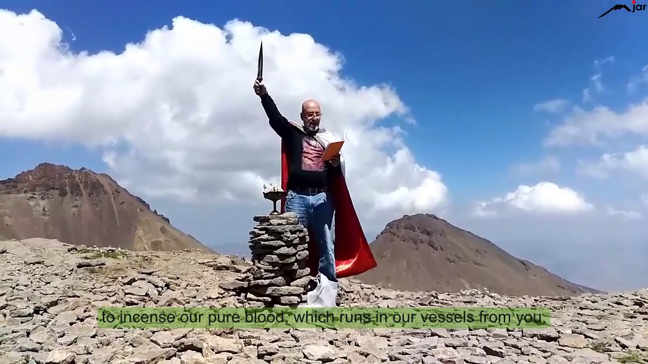 Getting the Fire of Navasard on the Mount Aragats on August 10, 2019 english subtitels