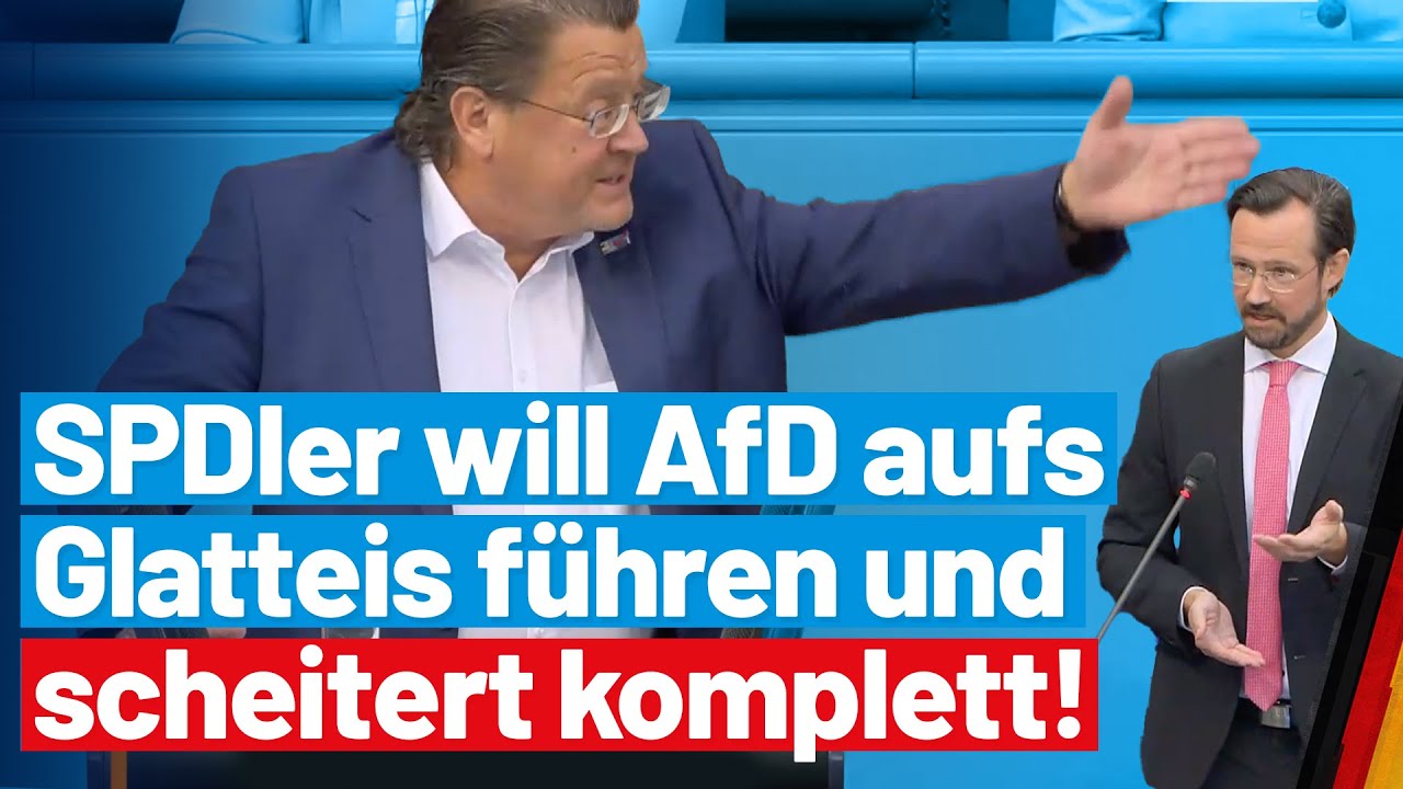 Stephan Brandner kontert SPD-Fragesteller! 😂 - AfD-Fraktion im Bundestag