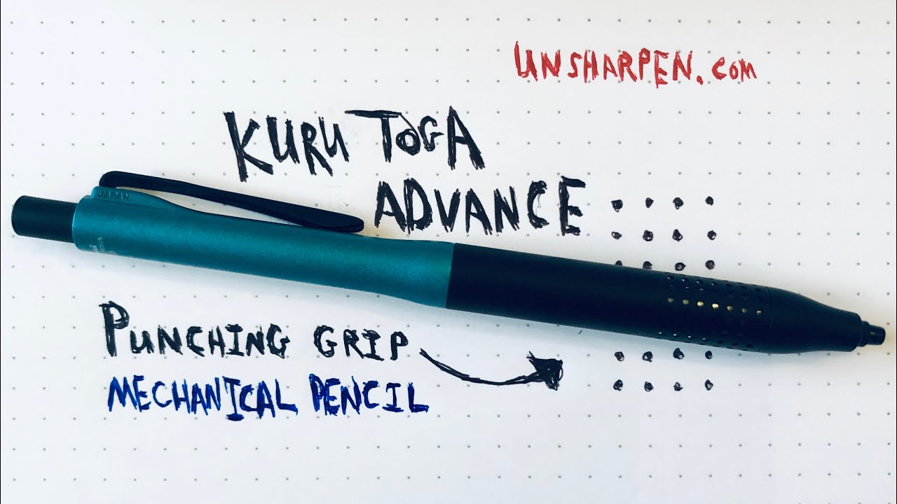 Обзор карандаша Kuru Toga Advance «Punching Grip» — обновленная модель!