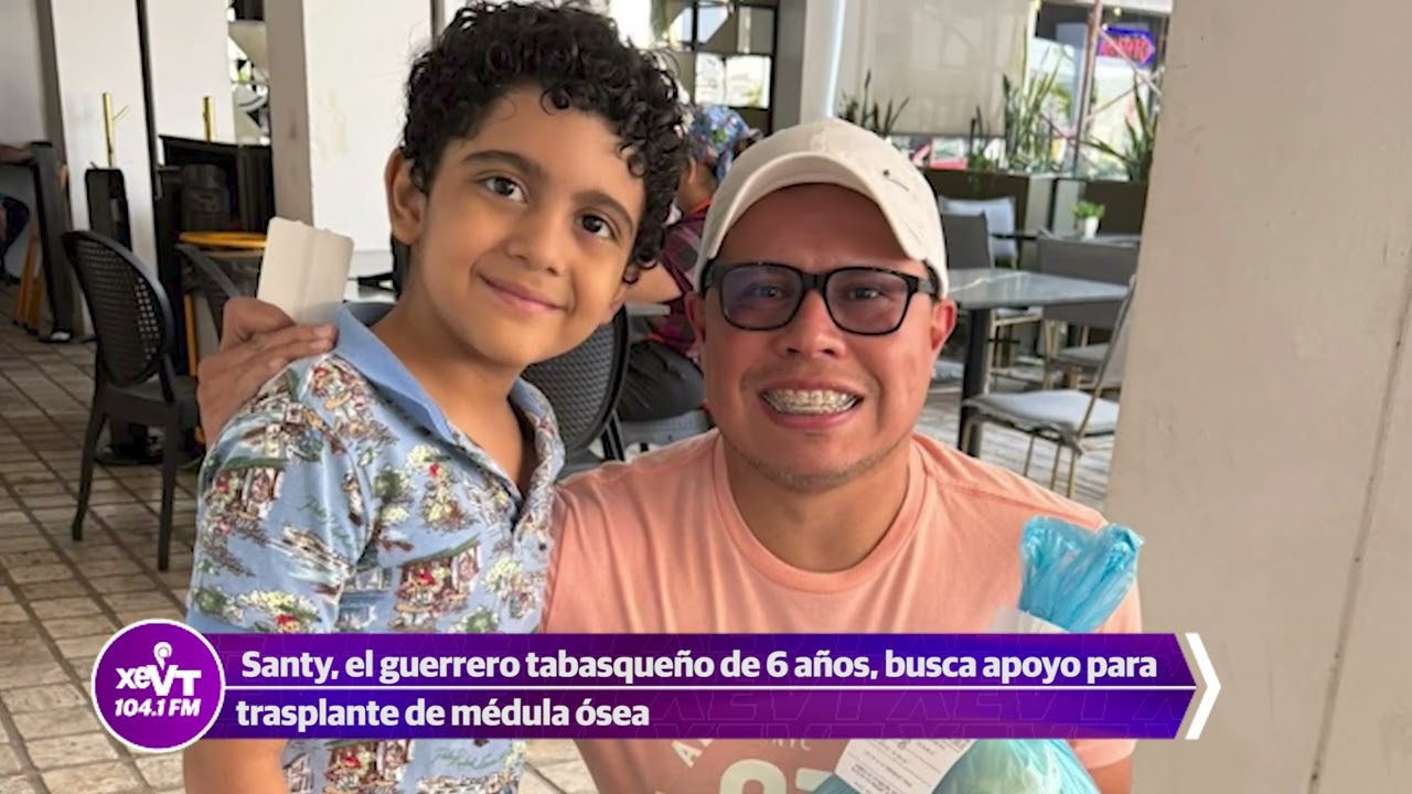 Santy, el guerrero tabasqueño de 6 años busca apoyo para trasplante de médula ósea
