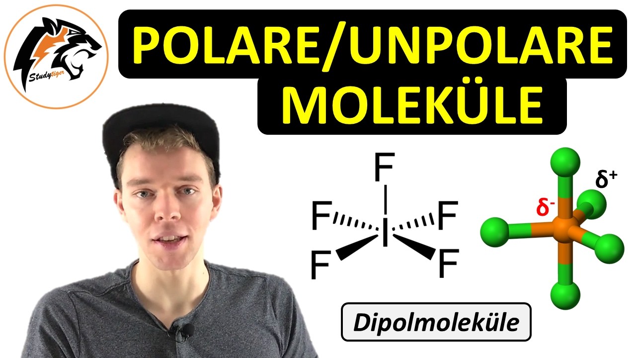 Polare & Unpolare Moleküle (Dipolmoleküle) | (+Übungen)