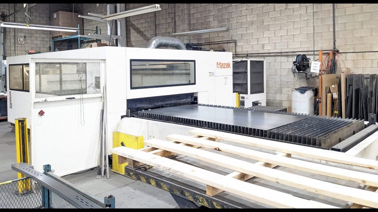 MAZAK OPTIPLEX 3015 CNC CO2 laser cutting machine