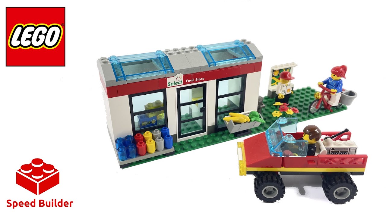 LEGO 1254 Shell Convenience Store | speed build