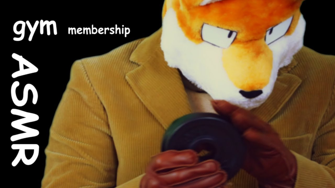 furry gym membership asmr [free dumbbell]
