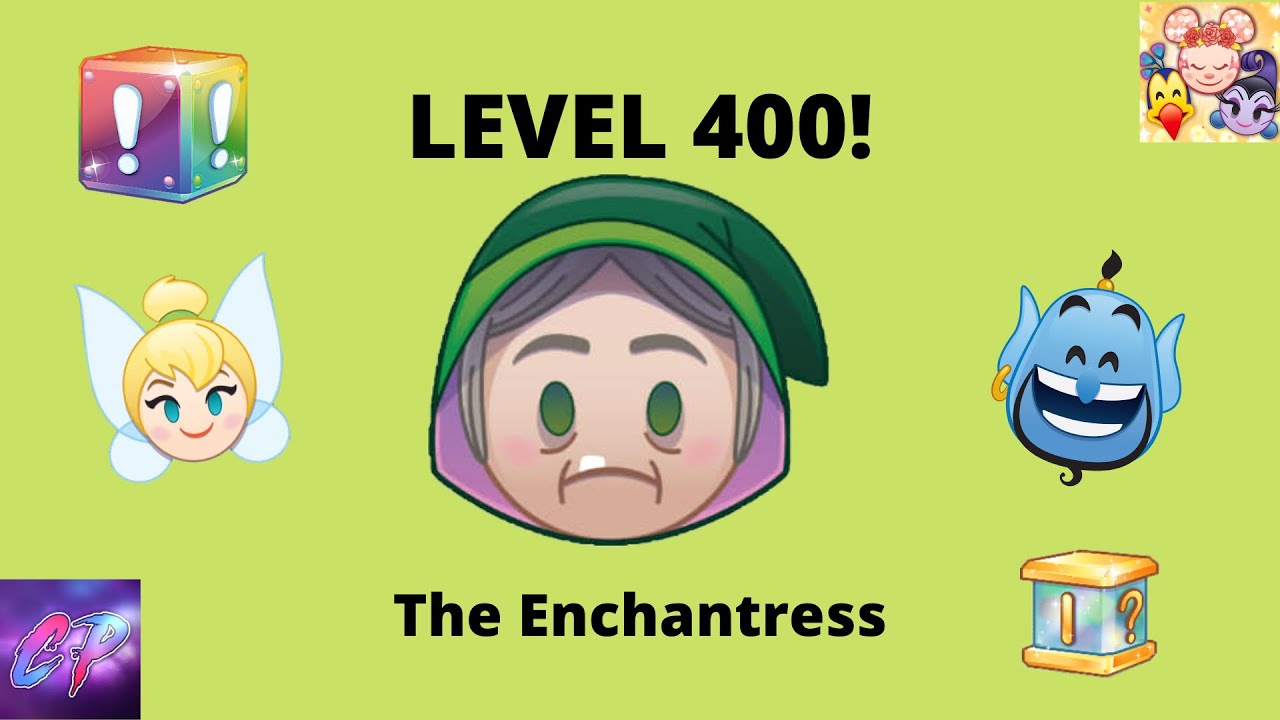 LEVEL 400 ENCHANTRESS REVEAL | Disney Emoji Blitz