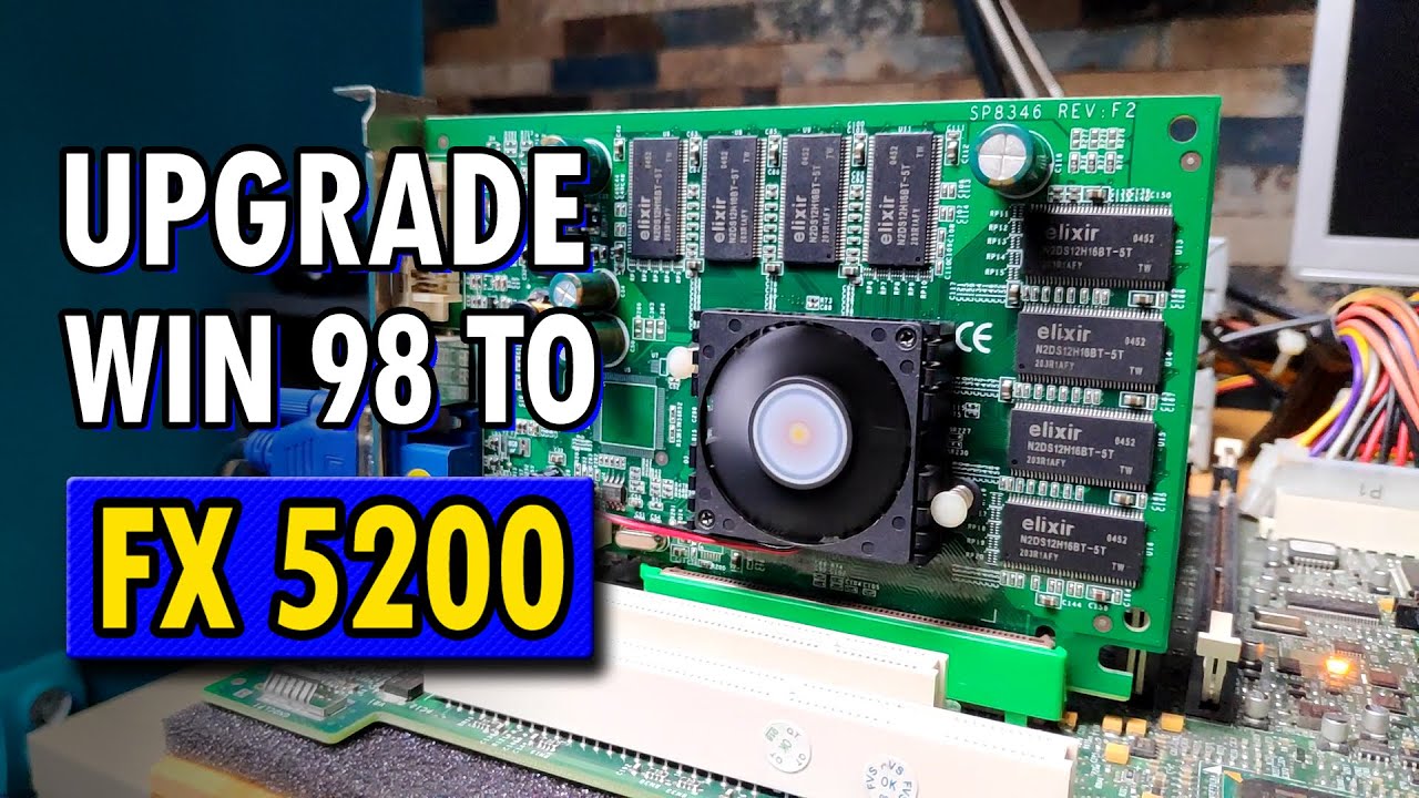 Windows 98 Gaming PC Is Complete With GeForce FX 5200!